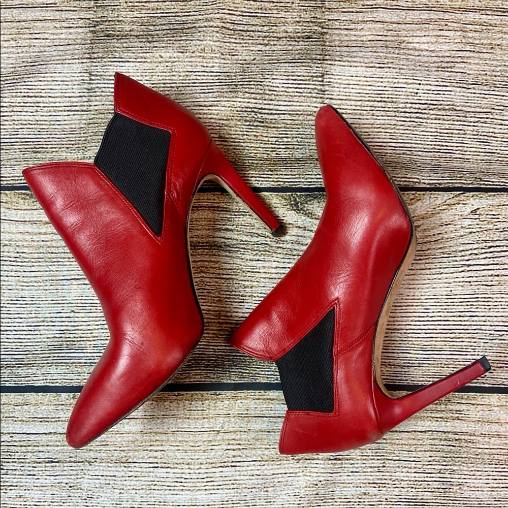 Antonio Melani Leather Booties Boots